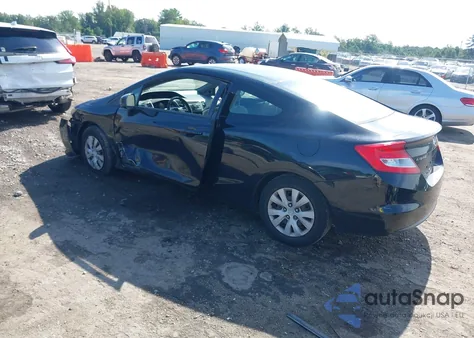 2012 Honda Civic Lx from USA, damaged, VIN 2HGFG3B59CH553442